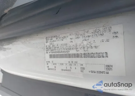 2016 Ford Transit-350 from USA, damaged, VIN 1FTBW2DM2GKA52521